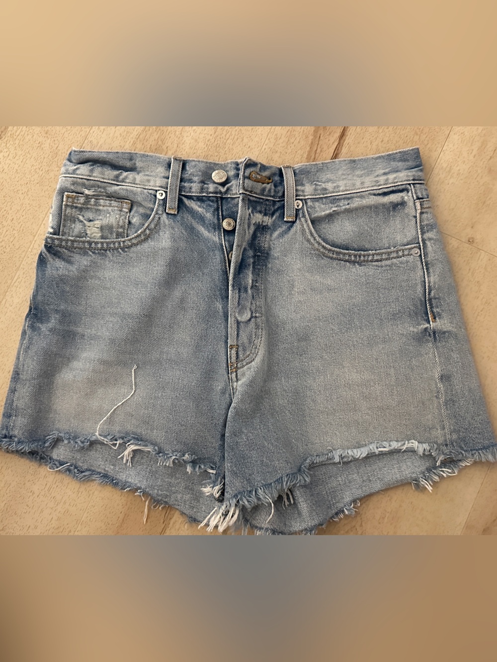EB Denim High Waisted Shorts